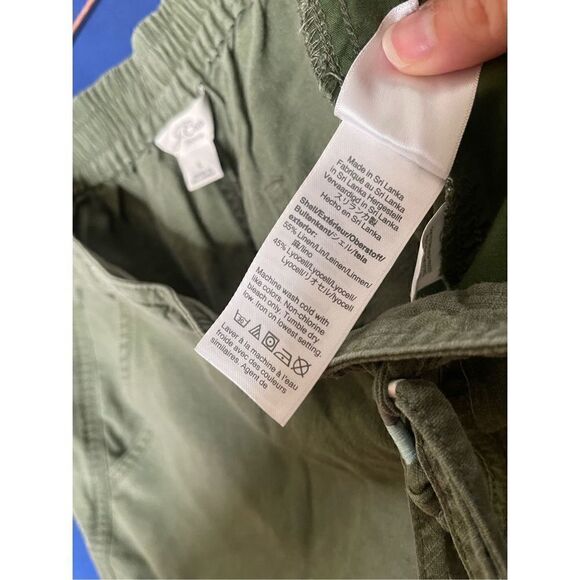 J. Crew linen drawstring pants L - Picture 9 of 9